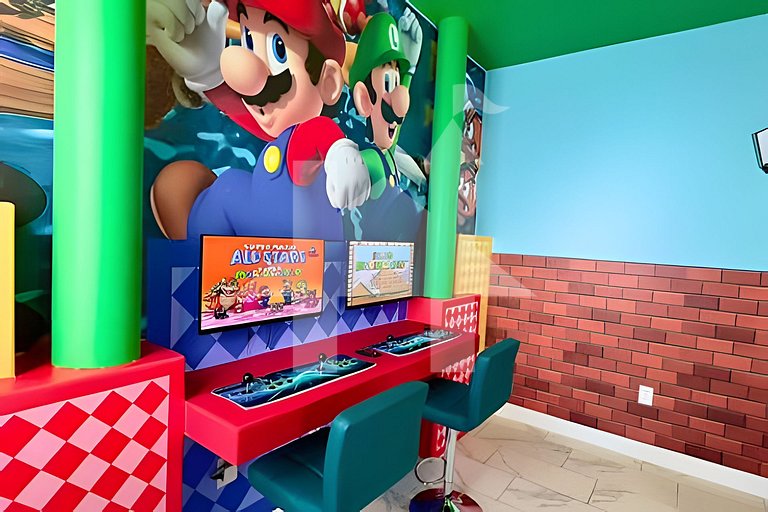 Casa 6Q c/ Piscina e Game Room – Perto da Disney