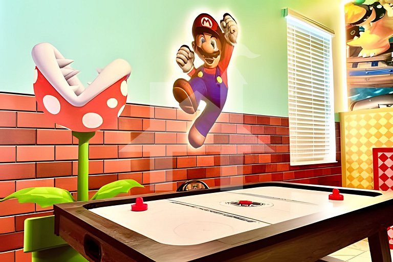 Casa 6Q c/ Piscina e Game Room – Perto da Disney