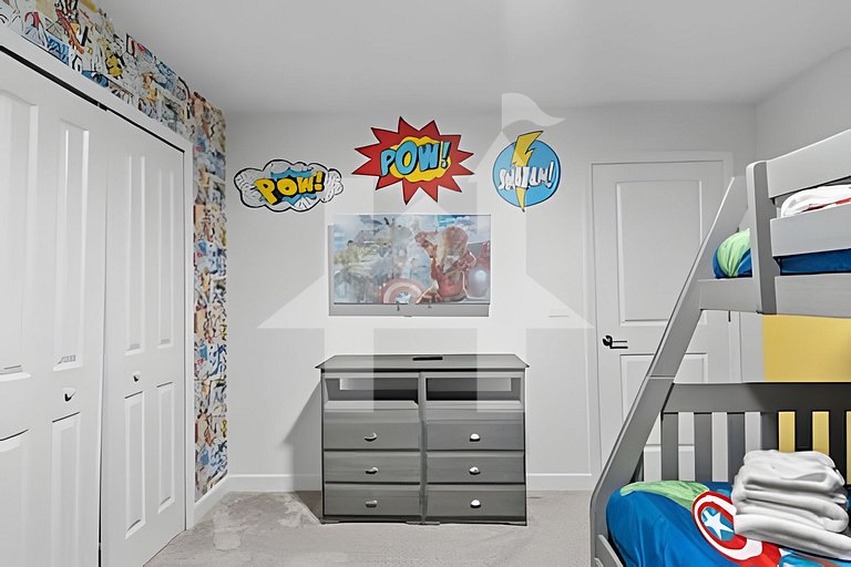 5BR Champions Gate w/ Pool + Avengers Room
