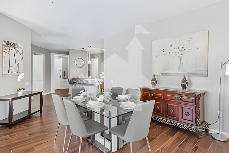 Vista Cay: 4Q c/ Varanda e Mesa de Pebolim