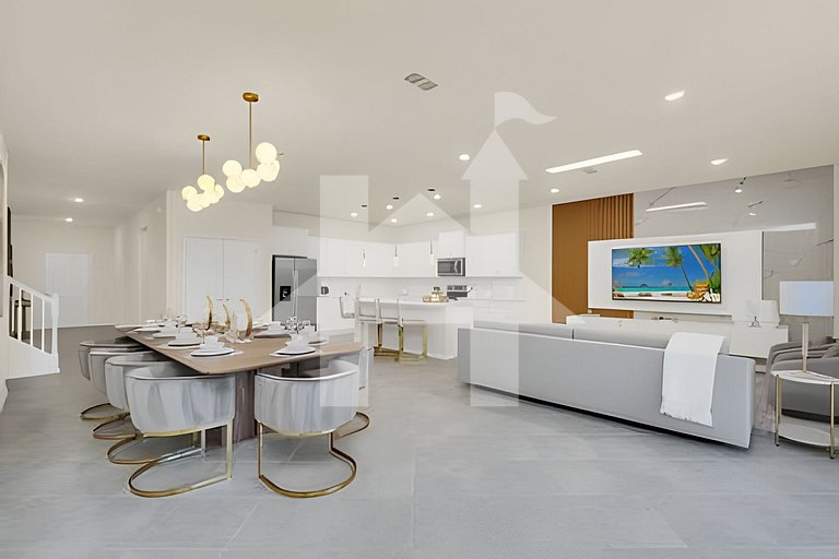 Villa 10Q Perto da Disney c/ Quartos Temáticos