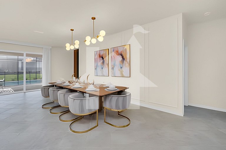 Casa de Férias Perto da Disney - 10 Quartos