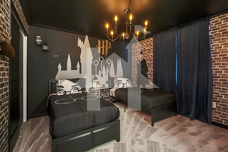 Villa 10Q Perto da Disney c/ Quartos Temáticos