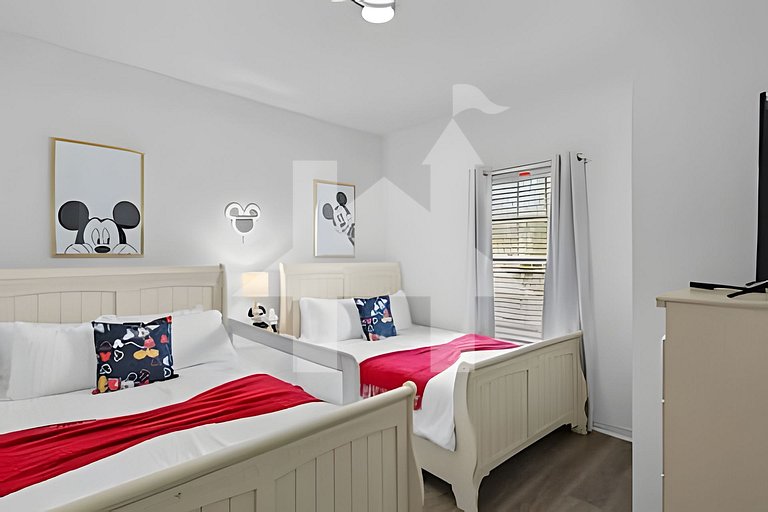 Casa de Férias Perto da Disney - 3 Quartos