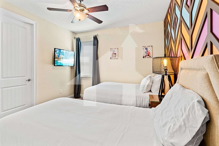 Vila 8Q Disney c/ Piscina, Spa e Bar Temático