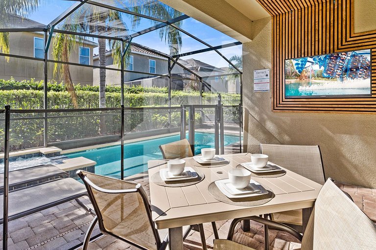 Disney 8BR Villa w/ Pool, Spa & Game Bar