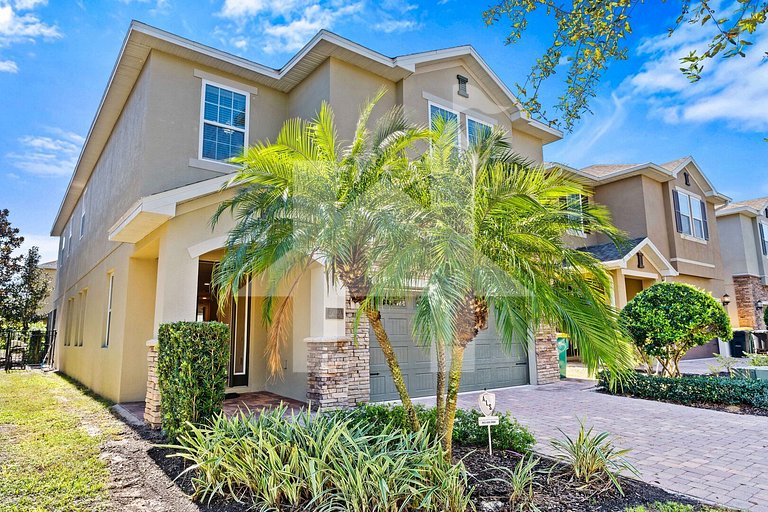 Disney 8BR Villa w/ Pool, Spa & Game Bar