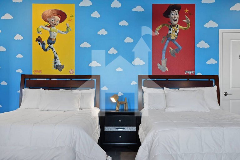 Casa de Férias Perto da Disney - 9 Quartos