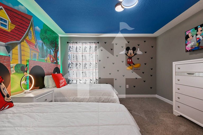 Casa de Férias Perto da Disney - 9 Quartos