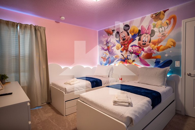 Casa de Férias Perto da Disney - 10 Quartos