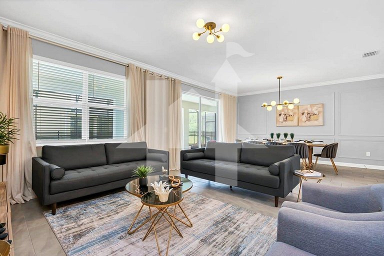 Storey Lake 9BR Villa w Pool, Theater, Game Room