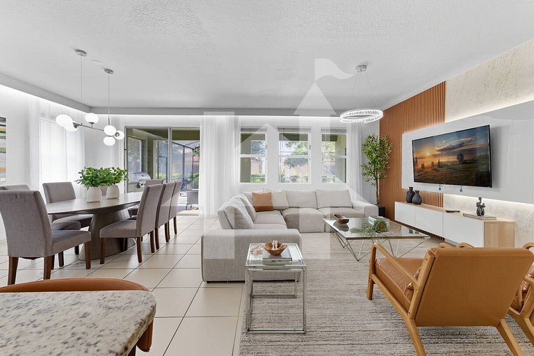 Casa de Férias Perto da Disney - 6 Quartos