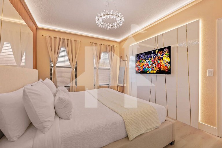 Casa de Férias Perto da Disney - 5 Quartos