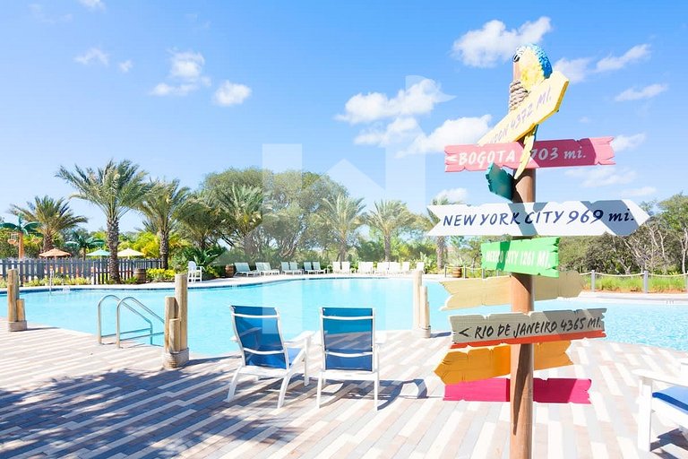 Casa de Férias Perto da Disney - 4 Quartos