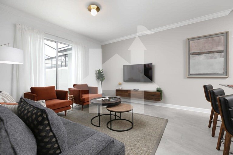 Casa de Férias Perto da Disney - 4 Quartos