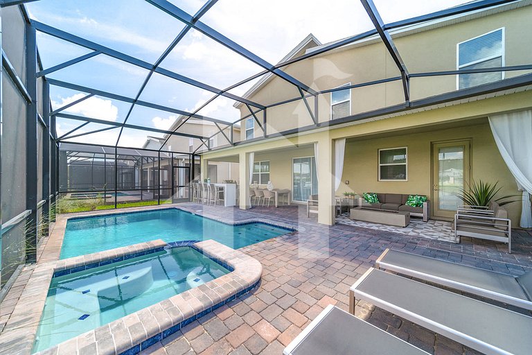 Casa de Férias Perto da Disney - 9 Quartos