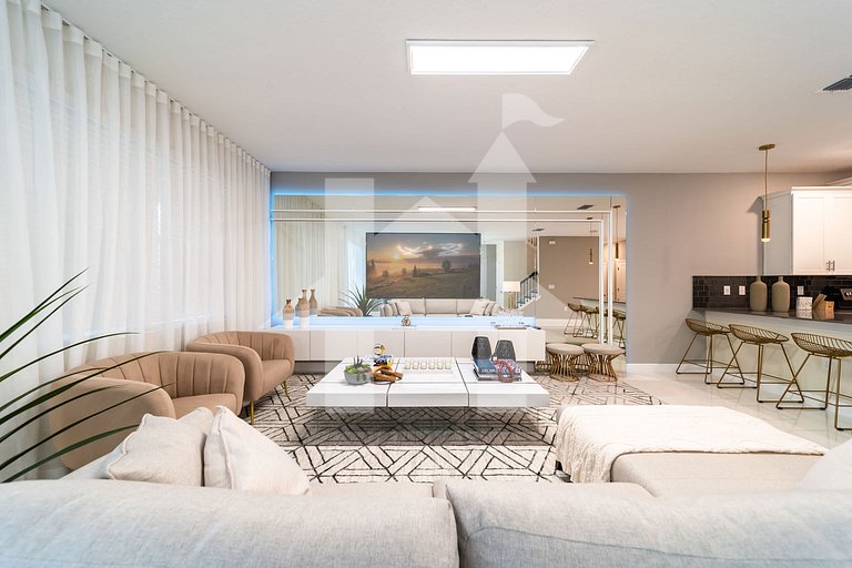 Casa de Férias Perto da Disney - 9 Quartos