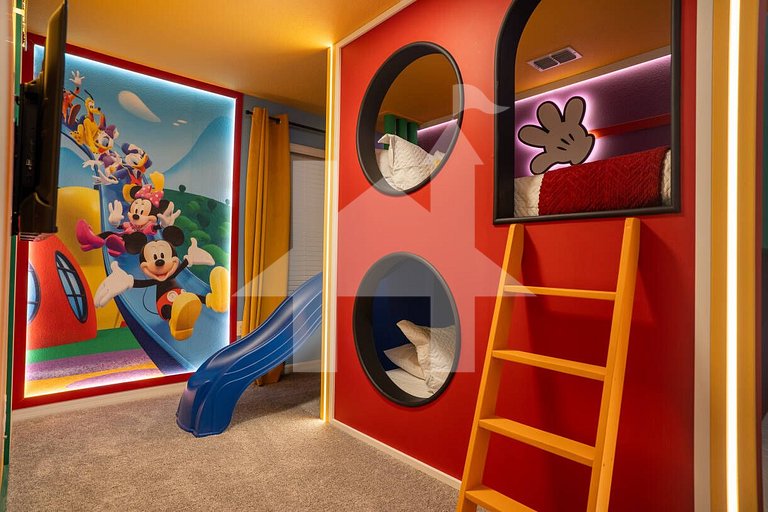 Casa de Férias Perto da Disney - 7 Quartos