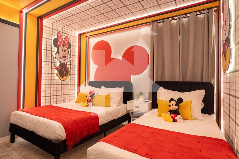 Casa de Férias Perto da Disney - 10 Quartos