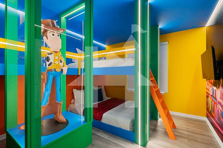 Casa de Férias Perto da Disney - 10 Quartos
