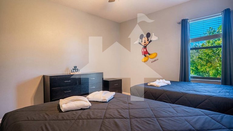 Casa de Férias Perto da Disney - 6 Quartos Va