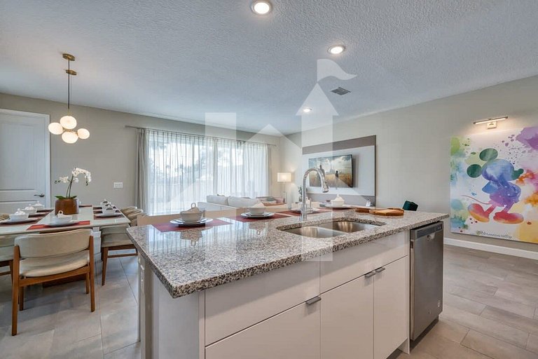 Casa de Vacaciones Cerca de Disney - 5 Habitaciones