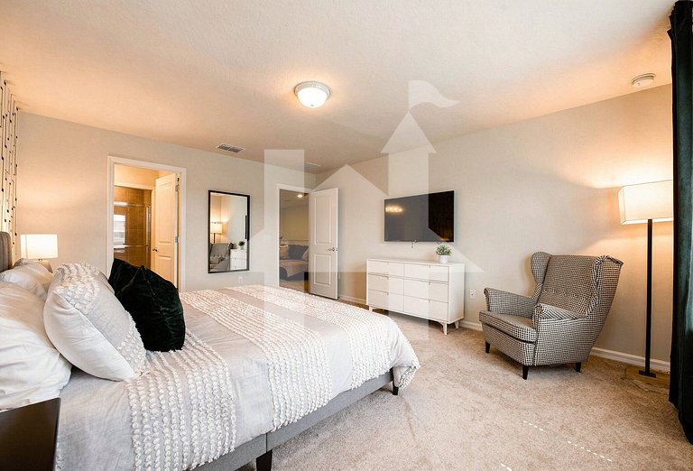 Casa de Vacaciones Cerca de Disney - 5 Habitaciones