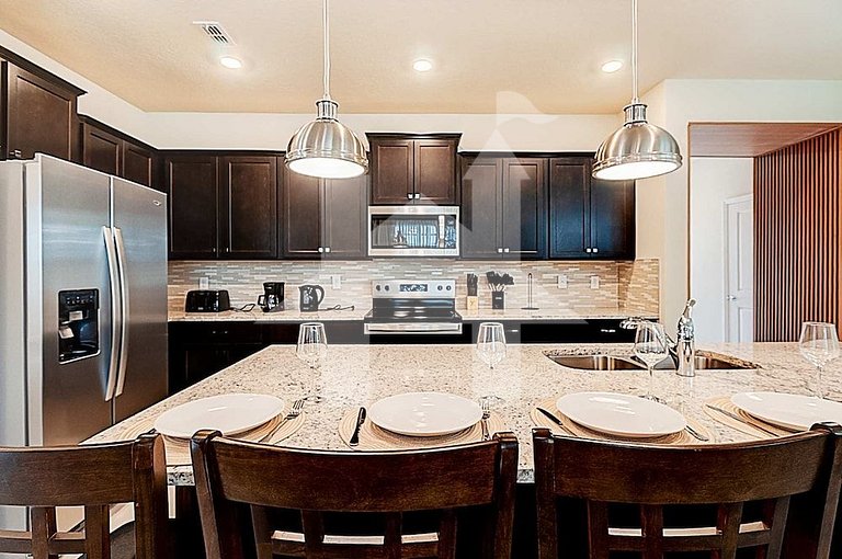Casa de Vacaciones Cerca de Disney - 5 Habitaciones