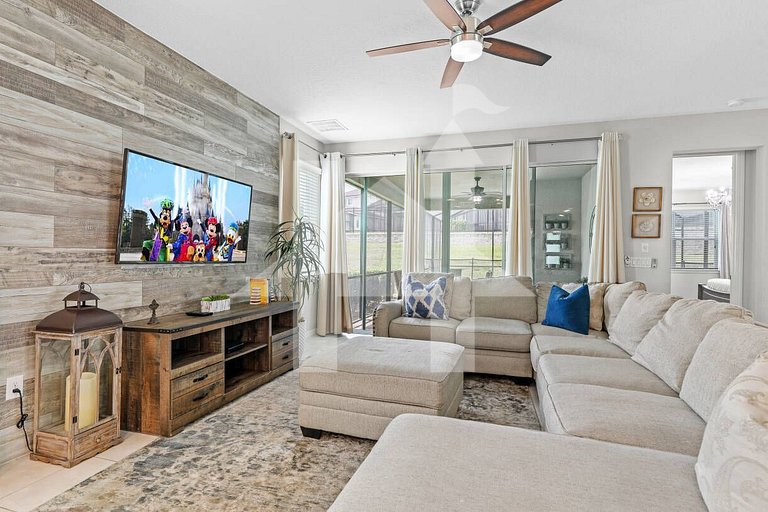 Casa de Vacaciones Cerca de Disney - 5 Habitaciones