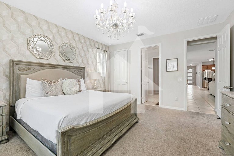 Casa de Vacaciones Cerca de Disney - 5 Habitaciones